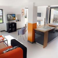 Séjour donnant sur la terrasse